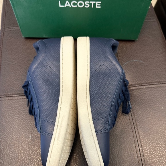 Lacoste Womens Carnaby EVO119 Navy/Off white shoes - Picture 7 of 12